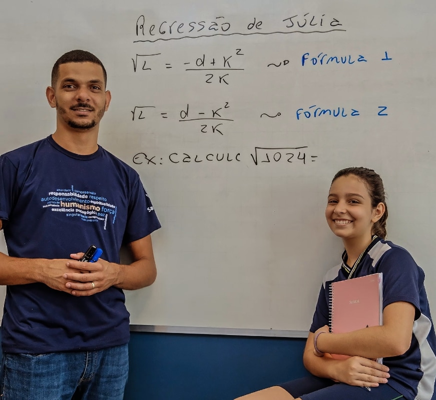 Júlia e Frederico em reportagem
